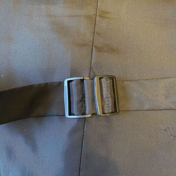 3XLT Umo Lorenzo Formalwear Business Western SuitVest Adjustable Strap Men Black - Picture 5 of 7